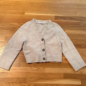 Abercrombie & Fitch Beige Cardigan Sweater